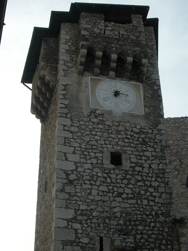 14th century Tower with clock, Fontecchio