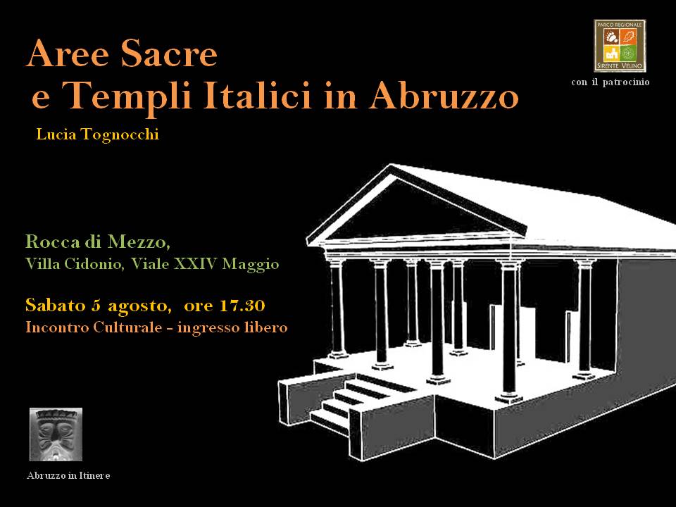 Aree Sacre e Templi Italici in Abruzzo - incontro culturale